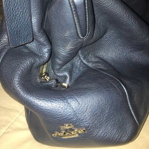 Coach navy blue purse